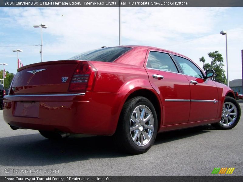 Inferno Red Crystal Pearl / Dark Slate Gray/Light Graystone 2006 Chrysler 300 C HEMI Heritage Editon