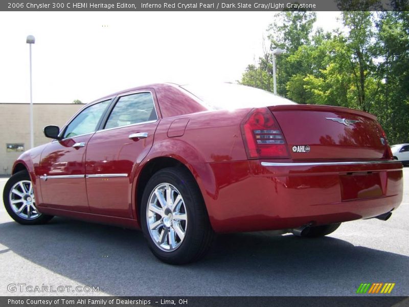Inferno Red Crystal Pearl / Dark Slate Gray/Light Graystone 2006 Chrysler 300 C HEMI Heritage Editon