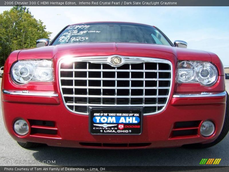 Inferno Red Crystal Pearl / Dark Slate Gray/Light Graystone 2006 Chrysler 300 C HEMI Heritage Editon