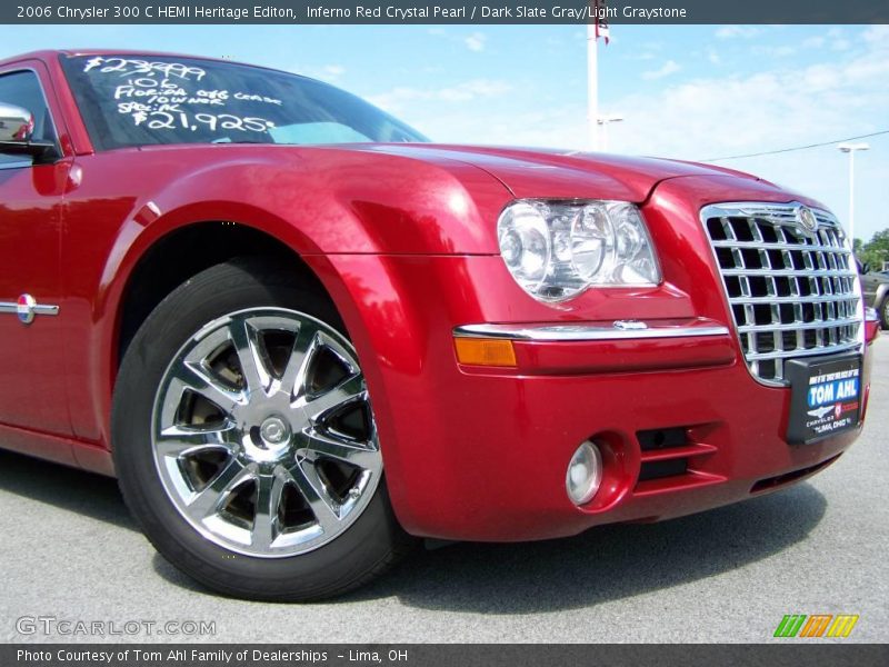 Inferno Red Crystal Pearl / Dark Slate Gray/Light Graystone 2006 Chrysler 300 C HEMI Heritage Editon