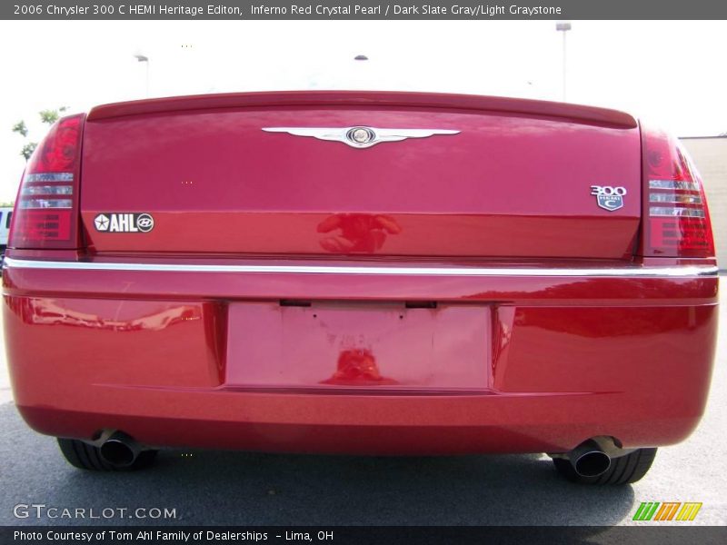 Inferno Red Crystal Pearl / Dark Slate Gray/Light Graystone 2006 Chrysler 300 C HEMI Heritage Editon