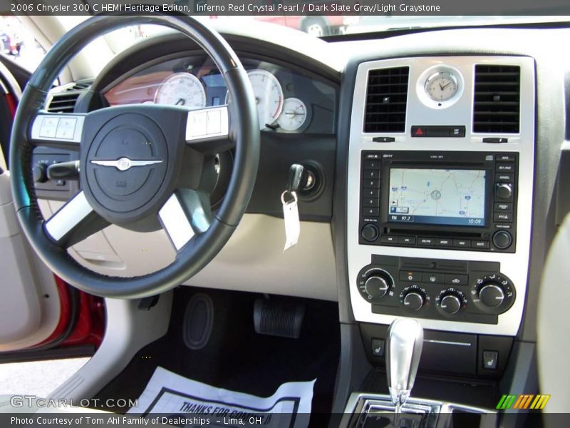 Inferno Red Crystal Pearl / Dark Slate Gray/Light Graystone 2006 Chrysler 300 C HEMI Heritage Editon