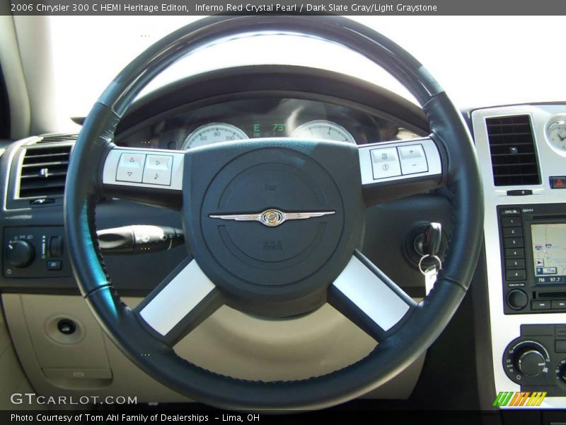 Inferno Red Crystal Pearl / Dark Slate Gray/Light Graystone 2006 Chrysler 300 C HEMI Heritage Editon