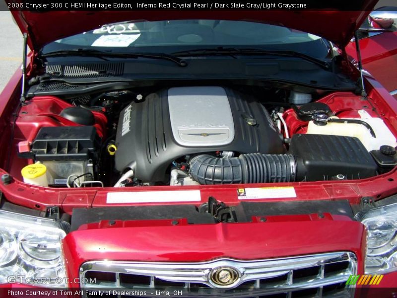 Inferno Red Crystal Pearl / Dark Slate Gray/Light Graystone 2006 Chrysler 300 C HEMI Heritage Editon