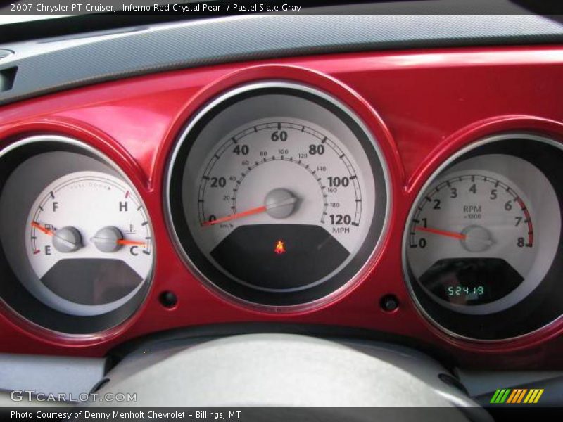 Inferno Red Crystal Pearl / Pastel Slate Gray 2007 Chrysler PT Cruiser