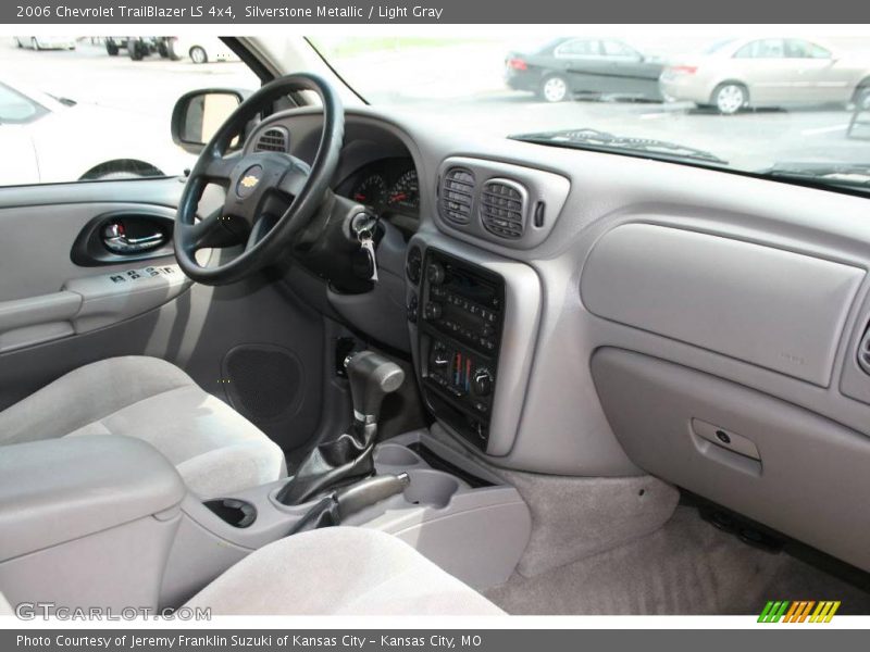 Silverstone Metallic / Light Gray 2006 Chevrolet TrailBlazer LS 4x4
