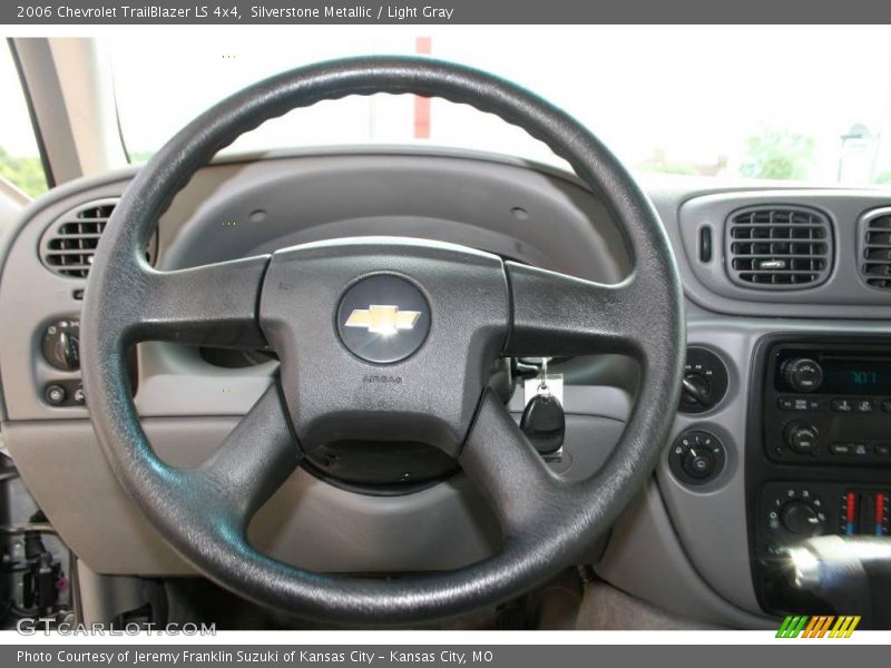 Silverstone Metallic / Light Gray 2006 Chevrolet TrailBlazer LS 4x4