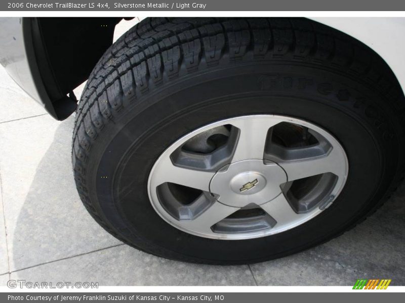 Silverstone Metallic / Light Gray 2006 Chevrolet TrailBlazer LS 4x4