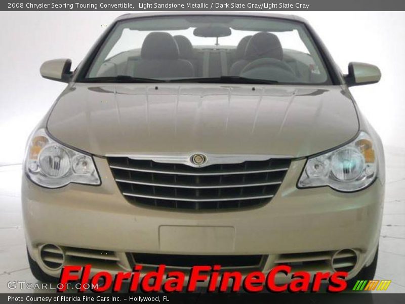Light Sandstone Metallic / Dark Slate Gray/Light Slate Gray 2008 Chrysler Sebring Touring Convertible