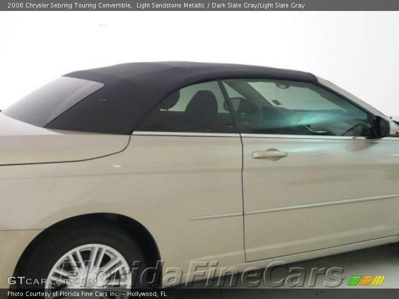 Light Sandstone Metallic / Dark Slate Gray/Light Slate Gray 2008 Chrysler Sebring Touring Convertible