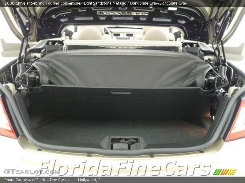 Light Sandstone Metallic / Dark Slate Gray/Light Slate Gray 2008 Chrysler Sebring Touring Convertible