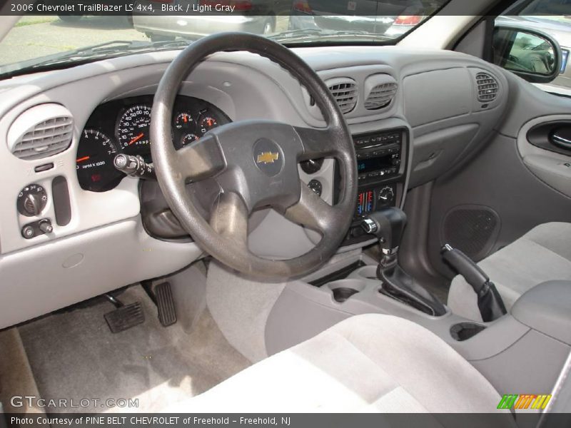 Black / Light Gray 2006 Chevrolet TrailBlazer LS 4x4