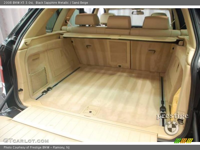 Black Sapphire Metallic / Sand Beige 2008 BMW X5 3.0si