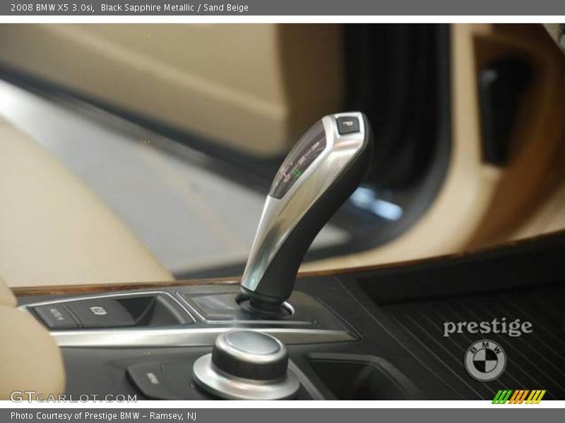 Black Sapphire Metallic / Sand Beige 2008 BMW X5 3.0si