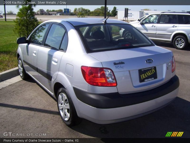 Silver Metallic / Gray 2008 Kia Rio LX Sedan