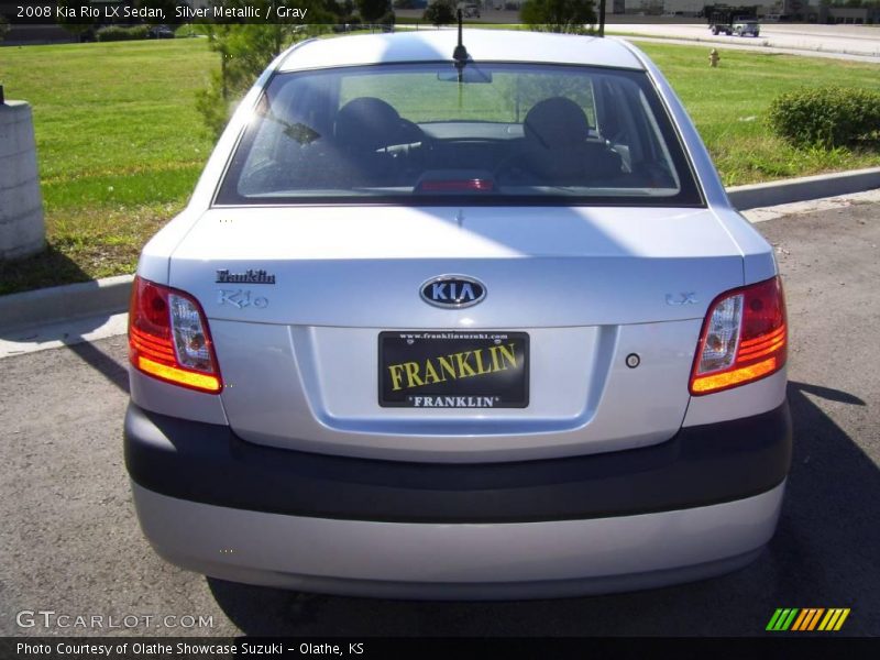 Silver Metallic / Gray 2008 Kia Rio LX Sedan