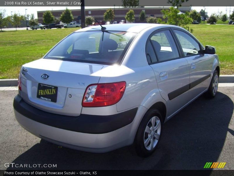 Silver Metallic / Gray 2008 Kia Rio LX Sedan