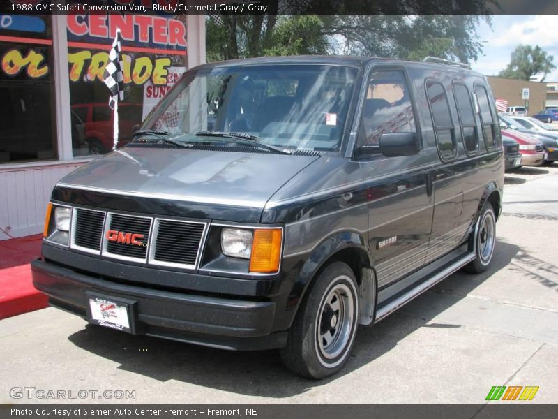 Black/Gunmetal Gray / Gray 1988 GMC Safari Conversion Van