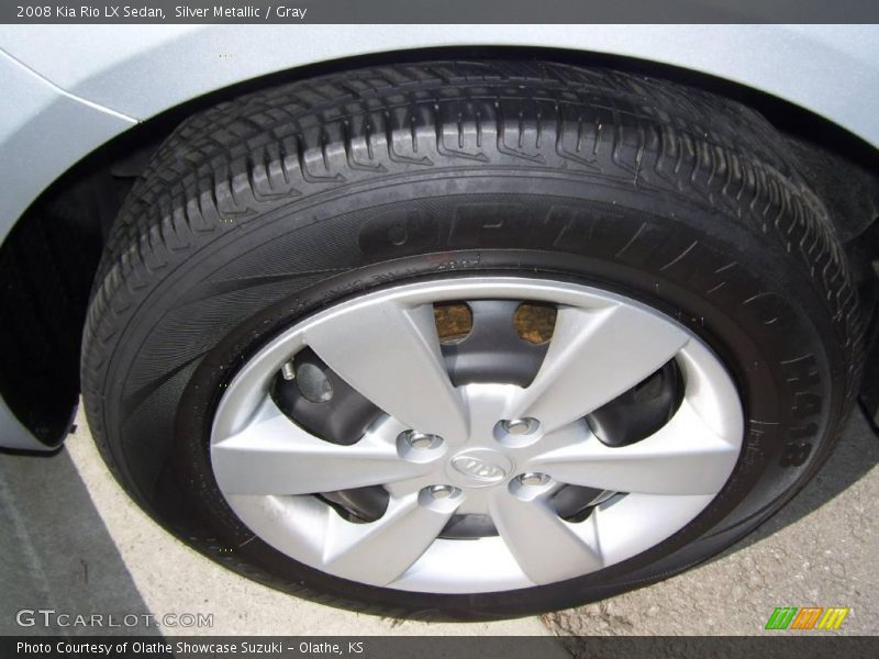 Silver Metallic / Gray 2008 Kia Rio LX Sedan