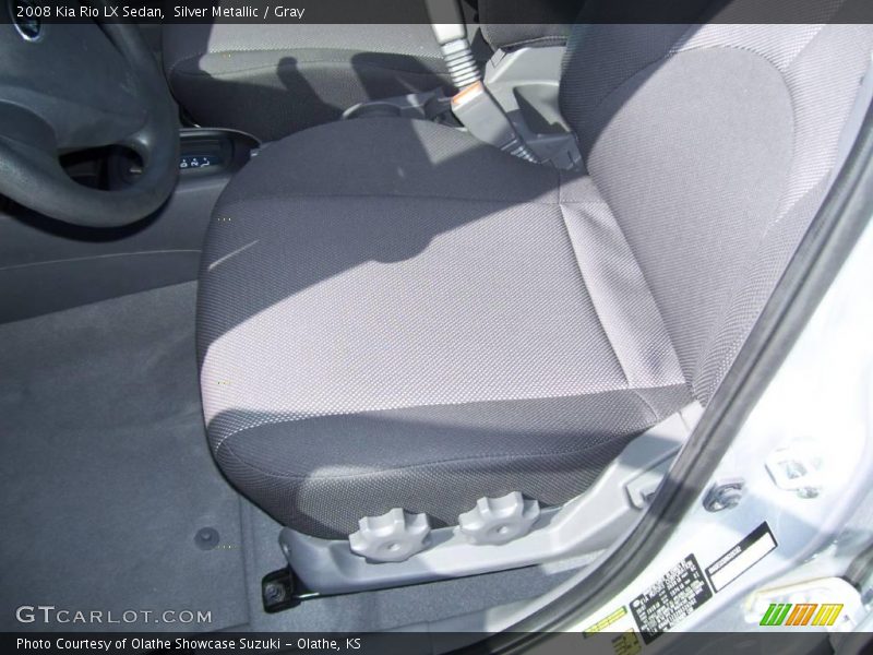 Silver Metallic / Gray 2008 Kia Rio LX Sedan