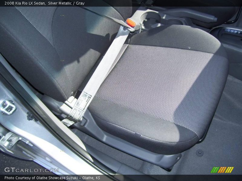 Silver Metallic / Gray 2008 Kia Rio LX Sedan
