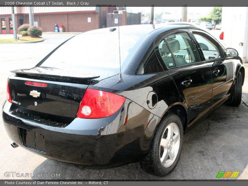 Black / Gray 2008 Chevrolet Cobalt LT Sedan