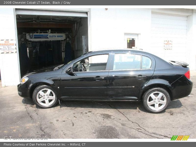 Black / Gray 2008 Chevrolet Cobalt LT Sedan
