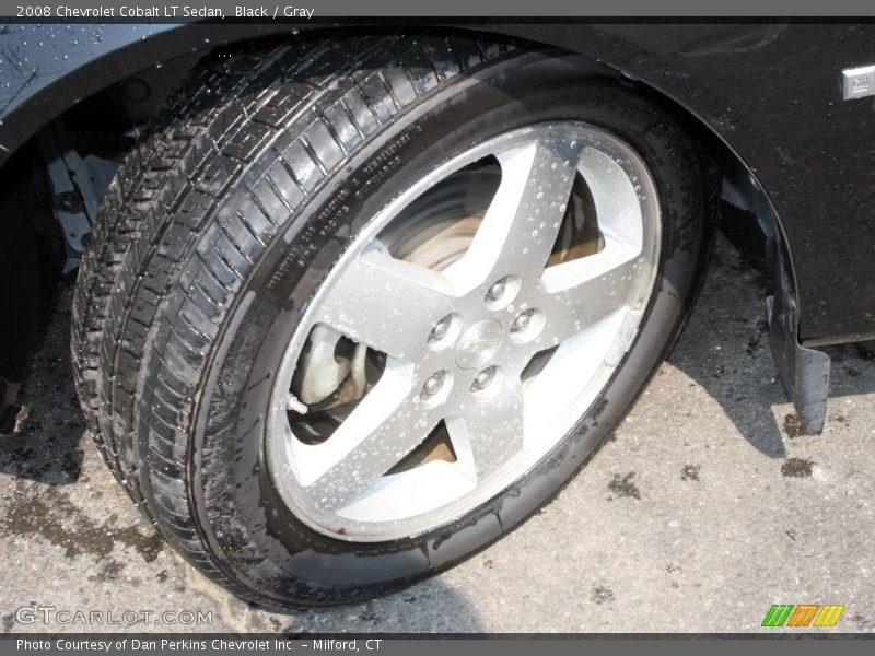 Black / Gray 2008 Chevrolet Cobalt LT Sedan