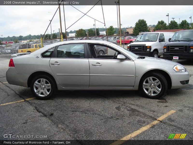 Silverstone Metallic / Gray 2008 Chevrolet Impala LT
