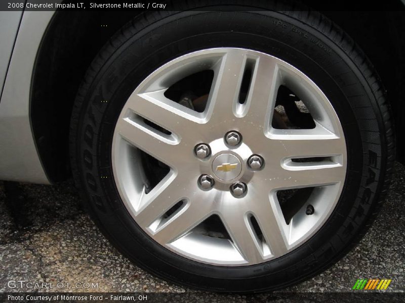 Silverstone Metallic / Gray 2008 Chevrolet Impala LT