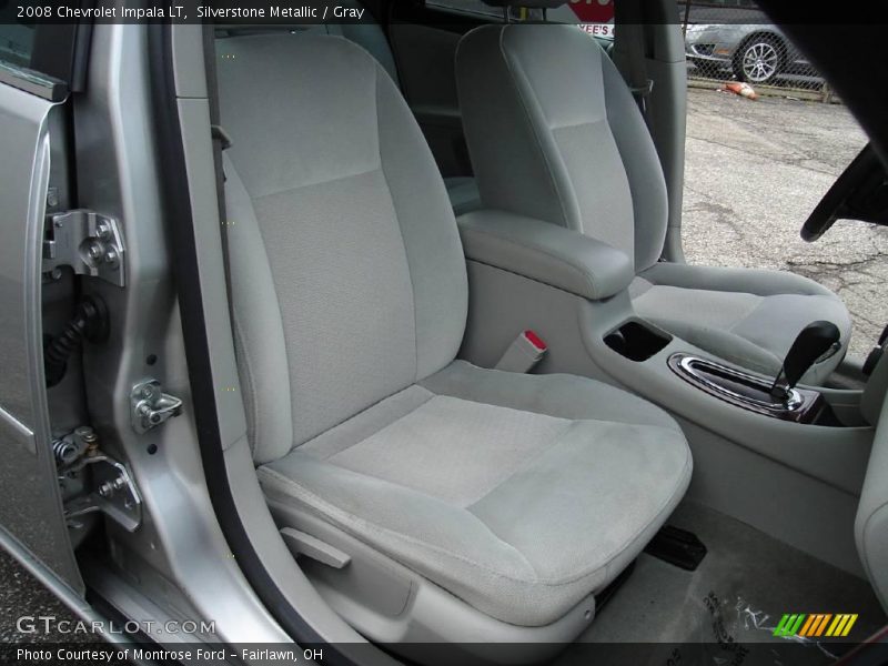Silverstone Metallic / Gray 2008 Chevrolet Impala LT