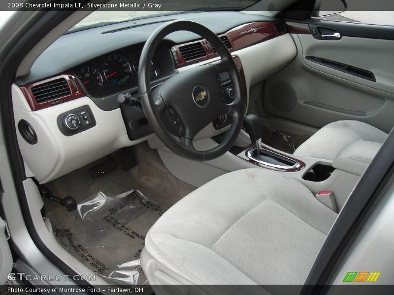 Silverstone Metallic / Gray 2008 Chevrolet Impala LT