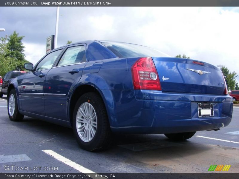 Deep Water Blue Pearl / Dark Slate Gray 2009 Chrysler 300