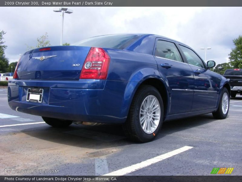 Deep Water Blue Pearl / Dark Slate Gray 2009 Chrysler 300