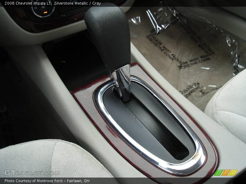Silverstone Metallic / Gray 2008 Chevrolet Impala LT