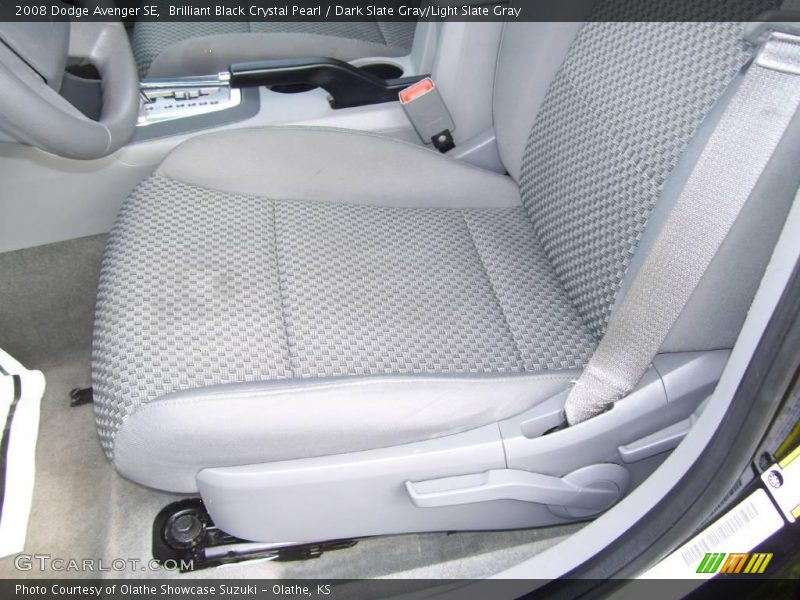 Brilliant Black Crystal Pearl / Dark Slate Gray/Light Slate Gray 2008 Dodge Avenger SE