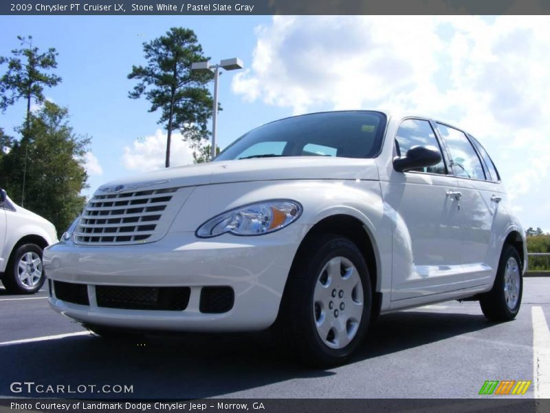 Stone White / Pastel Slate Gray 2009 Chrysler PT Cruiser LX