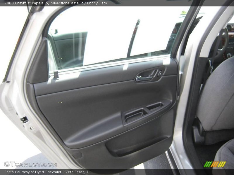 Silverstone Metallic / Ebony Black 2008 Chevrolet Impala LS