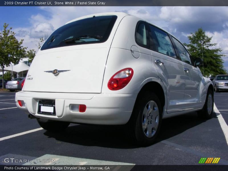 Stone White / Pastel Slate Gray 2009 Chrysler PT Cruiser LX
