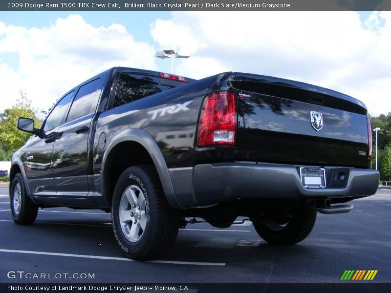 Brilliant Black Crystal Pearl / Dark Slate/Medium Graystone 2009 Dodge Ram 1500 TRX Crew Cab