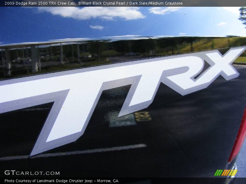 Brilliant Black Crystal Pearl / Dark Slate/Medium Graystone 2009 Dodge Ram 1500 TRX Crew Cab