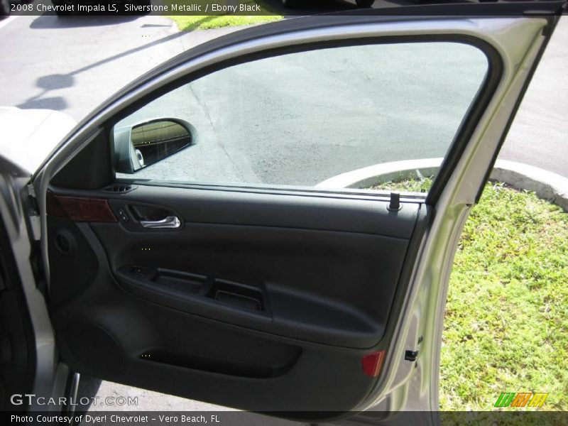 Silverstone Metallic / Ebony Black 2008 Chevrolet Impala LS
