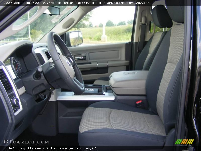Brilliant Black Crystal Pearl / Dark Slate/Medium Graystone 2009 Dodge Ram 1500 TRX Crew Cab