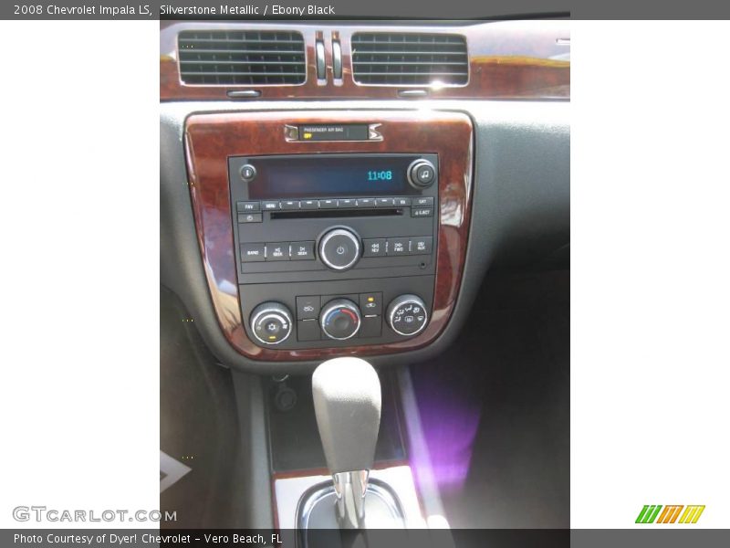 Silverstone Metallic / Ebony Black 2008 Chevrolet Impala LS