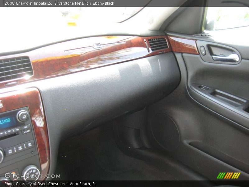 Silverstone Metallic / Ebony Black 2008 Chevrolet Impala LS