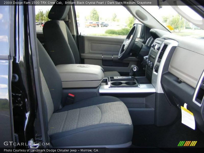 Brilliant Black Crystal Pearl / Dark Slate/Medium Graystone 2009 Dodge Ram 1500 TRX Crew Cab