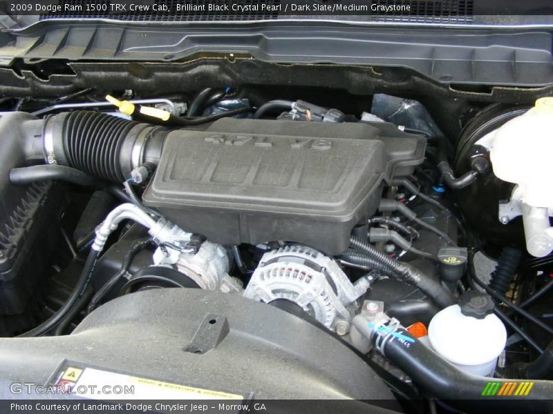 Brilliant Black Crystal Pearl / Dark Slate/Medium Graystone 2009 Dodge Ram 1500 TRX Crew Cab
