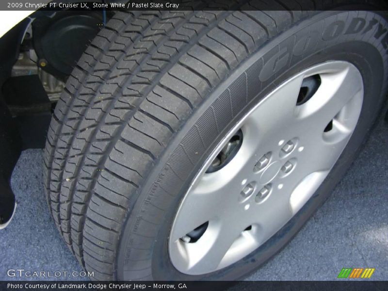 Stone White / Pastel Slate Gray 2009 Chrysler PT Cruiser LX