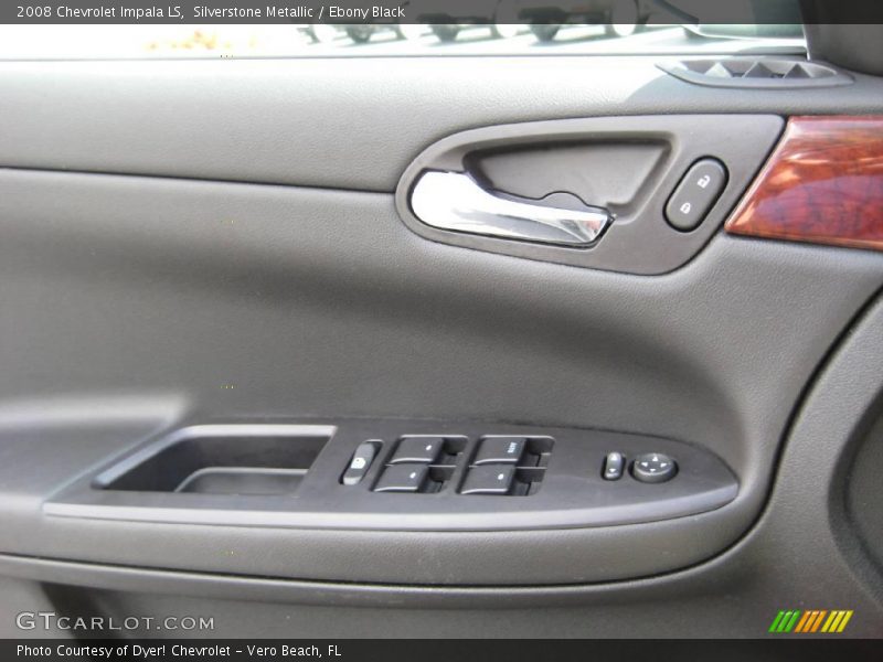 Silverstone Metallic / Ebony Black 2008 Chevrolet Impala LS