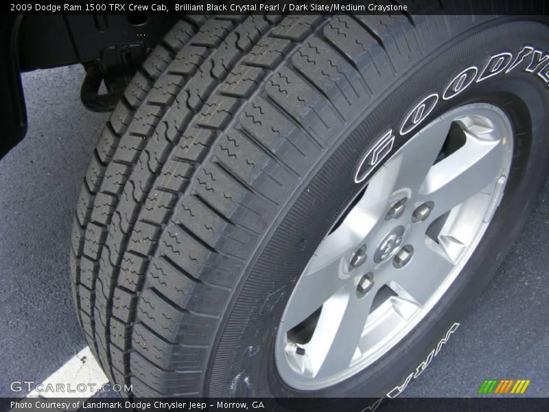 Brilliant Black Crystal Pearl / Dark Slate/Medium Graystone 2009 Dodge Ram 1500 TRX Crew Cab